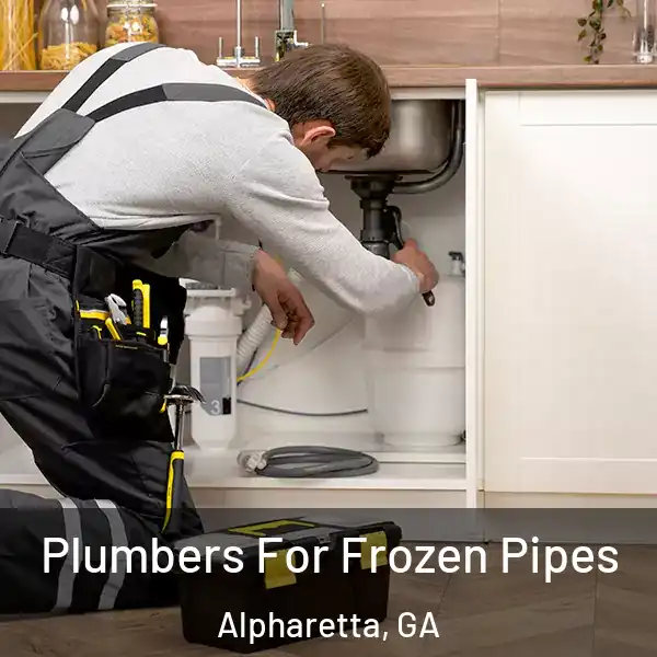  Plumbers For Frozen Pipes Alpharetta, GA