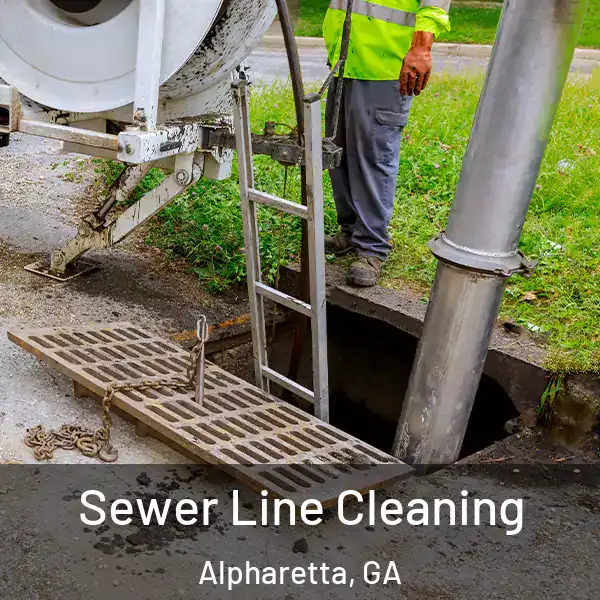  Sewer Line Cleaning Alpharetta, GA