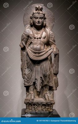  The Standing Bodhisattva Sculpture: Exquisite Carving and Divine Serenity