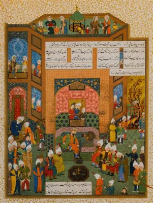 The Shahnama of Tahmasp Exquisitely Detailed Miniature Paintings Narrate Epic Persian Tales!